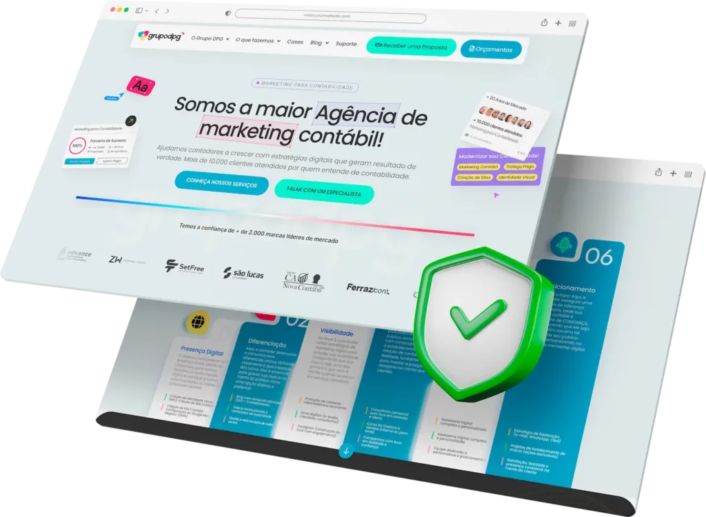 site seguro - Home - Grupo DPG - Marketing Contábil - New
