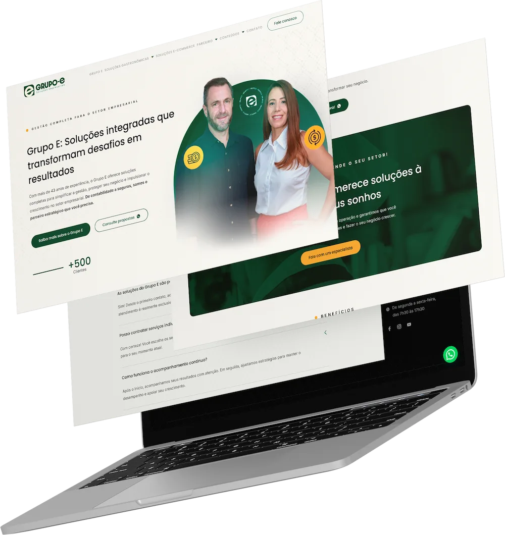Case - Site -Grupo E Escritorial