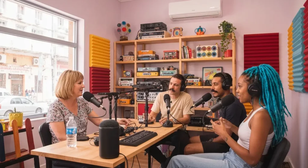 Locação de estúdio de podcast na zona oeste: Guia de preços para criadores de conteúdo